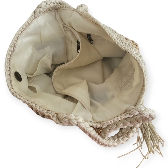 Croft & Barrow Crocheted Sling Shoulder Bag - Picture 6 of 10